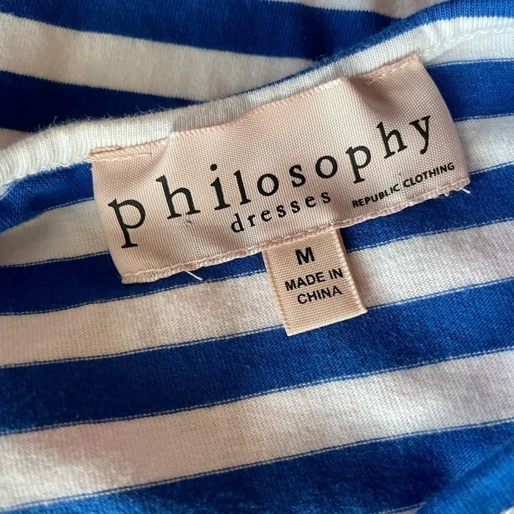 𝅺PHILOSOPHY Stripe Tassel Dress - Picture 8 of 10